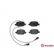 Jeu de 4 plaquettes de frein arrière BREMBO P 23 146 - Visuel 1