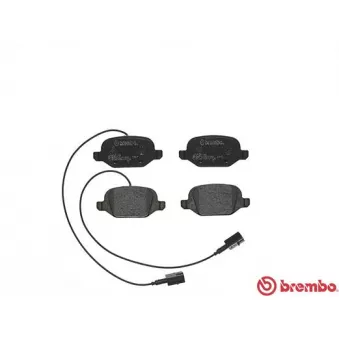 Jeu de 4 plaquettes de frein arrière BREMBO P 23 146