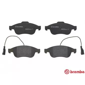 Jeu de 4 plaquettes de frein avant BREMBO