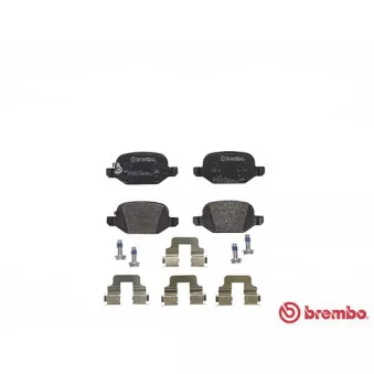 Jeu de 4 plaquettes de frein arrière BREMBO P 23 150