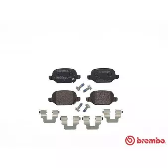 Jeu de 4 plaquettes de frein arrière BREMBO P 23 151