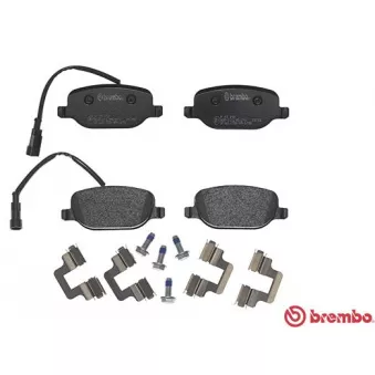 Jeu de 4 plaquettes de frein arrière BREMBO P 23 152