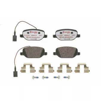 Jeu de 4 plaquettes de frein arrière BREMBO P 23 152X