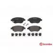 Jeu de 4 plaquettes de frein avant BREMBO P 23 153 - Visuel 1
