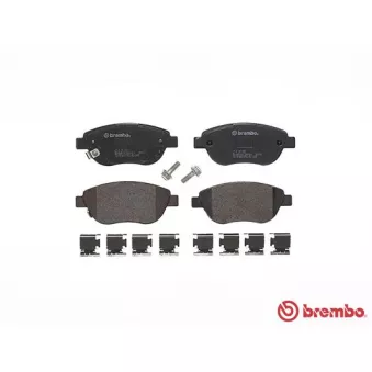 Jeu de 4 plaquettes de frein avant BREMBO P 23 153