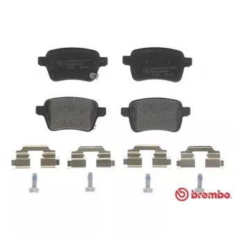Jeu de 4 plaquettes de frein arrière BREMBO P 23 156