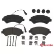 Jeu de 4 plaquettes de frein avant BREMBO P 23 161 - Visuel 1