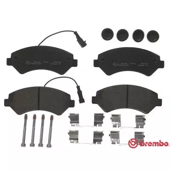 Jeu de 4 plaquettes de frein avant BREMBO P 23 161