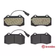 Jeu de 4 plaquettes de frein avant BREMBO P 23 162 - Visuel 1
