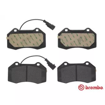 Jeu de 4 plaquettes de frein avant BREMBO P 23 162