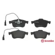Jeu de 4 plaquettes de frein avant BREMBO P 23 163 - Visuel 1