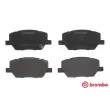 Jeu de 4 plaquettes de frein avant BREMBO P 23 164 - Visuel 1