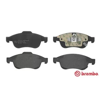 Jeu de 4 plaquettes de frein avant BREMBO P 23 165