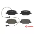 Jeu de 4 plaquettes de frein arrière BREMBO P 23 166 - Visuel 1