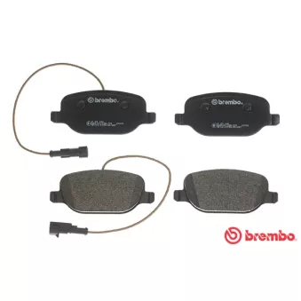 Jeu de 4 plaquettes de frein arrière BREMBO P 23 166