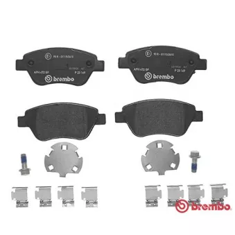 Jeu de 4 plaquettes de frein avant BREMBO P 23 169
