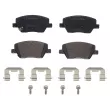 Jeu de 4 plaquettes de frein avant BREMBO P 23 170 - Visuel 1