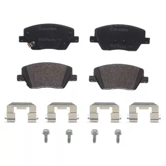 Jeu de 4 plaquettes de frein avant BREMBO P 23 170