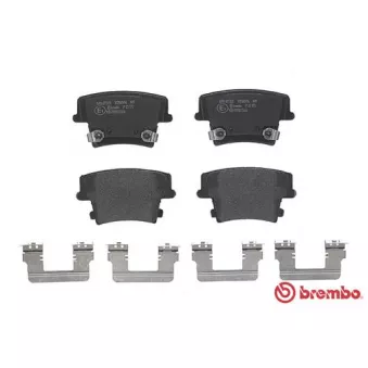 Jeu de 4 plaquettes de frein arrière BREMBO P 23 175