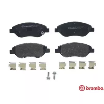 Jeu de 4 plaquettes de frein avant BREMBO P 23 178