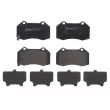 Jeu de 4 plaquettes de frein avant BREMBO P 23 182 - Visuel 1