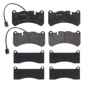 Jeu de 4 plaquettes de frein avant BREMBO