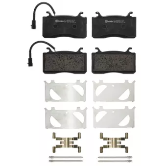 Jeu de 4 plaquettes de frein avant BREMBO P 23 187