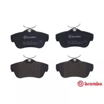 Jeu de 4 plaquettes de frein arrière BREMBO P 23 189