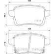 Jeu de 4 plaquettes de frein arrière BREMBO P 23 190 - Visuel 2