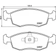 Jeu de 4 plaquettes de frein avant BREMBO P 23 192 - Visuel 2