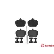 Jeu de 4 plaquettes de frein avant BREMBO P 24 004 - Visuel 1