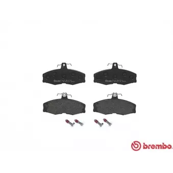 Jeu de 4 plaquettes de frein avant BREMBO P 24 013