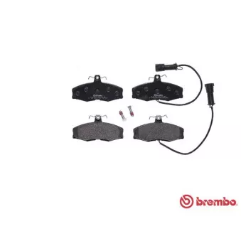 Jeu de 4 plaquettes de frein avant BREMBO P 24 014