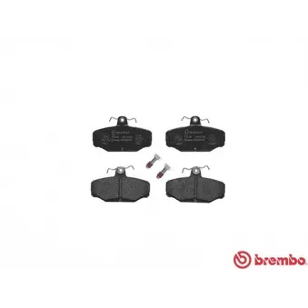 Jeu de 4 plaquettes de frein arrière BREMBO P 24 018