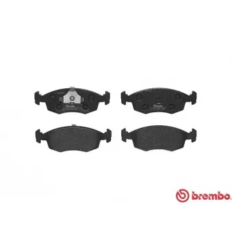 Jeu de 4 plaquettes de frein avant BREMBO P 24 019