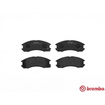 Jeu de 4 plaquettes de frein avant BREMBO P 24 024