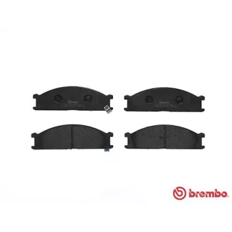 Jeu de 4 plaquettes de frein avant BREMBO P 24 026