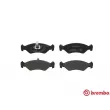 Jeu de 4 plaquettes de frein avant BREMBO P 24 028 - Visuel 1
