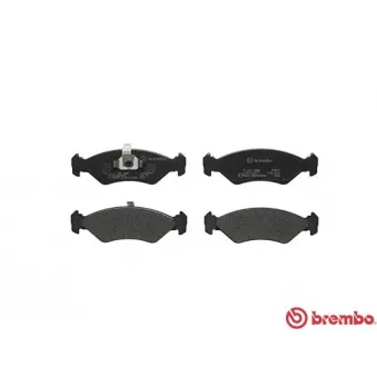 Jeu de 4 plaquettes de frein avant BREMBO