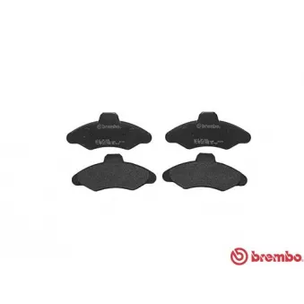 Jeu de 4 plaquettes de frein avant BREMBO P 24 029