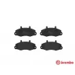 Jeu de 4 plaquettes de frein avant BREMBO P 24 032 - Visuel 1