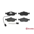 Jeu de 4 plaquettes de frein avant BREMBO P 24 034 - Visuel 1