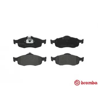 Jeu de 4 plaquettes de frein avant BREMBO P 24 037