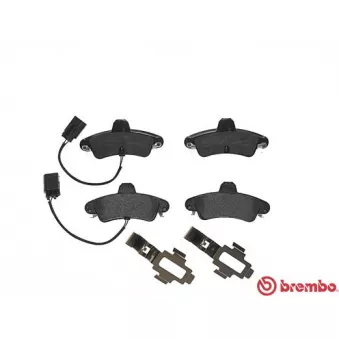 Jeu de 4 plaquettes de frein arrière BREMBO P 24 038