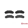 Jeu de 4 plaquettes de frein avant BREMBO P 24 041 - Visuel 1