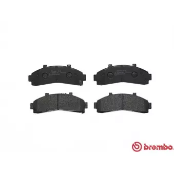 Jeu de 4 plaquettes de frein avant BREMBO P 24 041