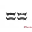 Jeu de 4 plaquettes de frein arrière BREMBO P 24 042 - Visuel 1