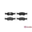 Jeu de 4 plaquettes de frein avant BREMBO P 24 043 - Visuel 1
