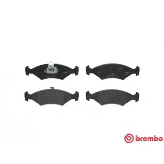 Jeu de 4 plaquettes de frein avant BREMBO