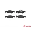 Jeu de 4 plaquettes de frein avant BREMBO P 24 044 - Visuel 1